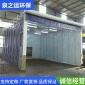 全自動伸縮噴漆房 定做移動式電動伸縮房 噴漆房全自動伸縮噴漆房