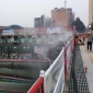 鄂州工地圍擋噴淋系統商矼攪拌站料廠噴淋凈化空氣降塵
