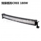 180W 弧形長條燈 led工作彎燈 CREE light bar越野中網車頂燈射燈