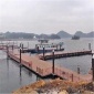 水面施工平臺浮筒 游船停靠浮動碼頭 塑料平臺浮橋搭建